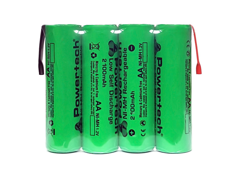 POWERTECH επαναφορτιζόμενη μπαταρία PT-794 2100mAh, AΑ HR6, 4τμχ