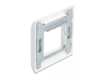 DELOCK module βάση πρίζας με frame Easy 45 81300, 80x80mm, λευκό