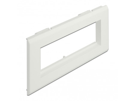 DELOCK module βάση πρίζας Easy 45 81317, 175x80mm, λευκό