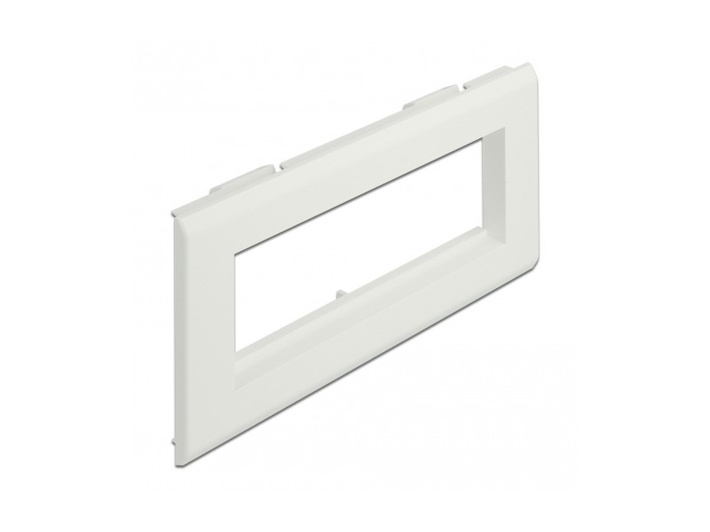 DELOCK module βάση πρίζας Easy 45 81317, 175x80mm, λευκό