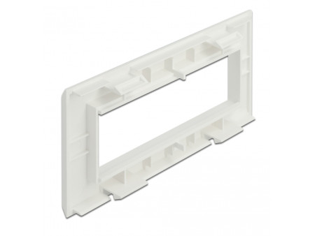 DELOCK module βάση πρίζας Easy 45 81317, 175x80mm, λευκό