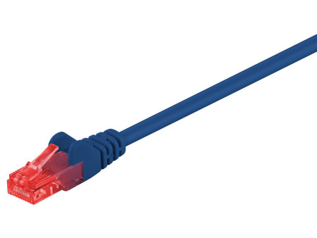 GOOBAY καλώδιο δικτύου 95247, CAT 6 U/UTP, CCA, PVC, 0.25m, μπλε