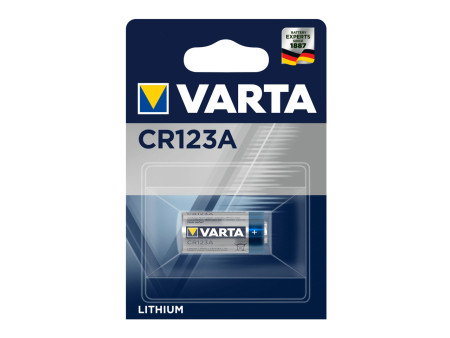 VARTA μπαταρία λιθίου CR123A, 3V, 1τμχ