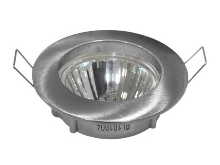 ADELEQ μεταλλικό πλαίσιο spot για G5.3, χωνευτό, 12V, 50W, inox, 2τμχ