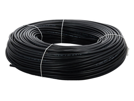 CABLEL καλώδιο H07V-U 4mm², 450/750V, 100m, μαύρο