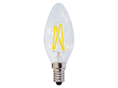 OPTONICA LED λάμπα Candle C35 Filament 1471, 4W, 4500K, E14, 400lm