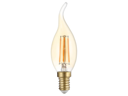 OPTONICA LED λάμπα Candle T35 Filament 1491, 4W, 2500K, E14, 400lm