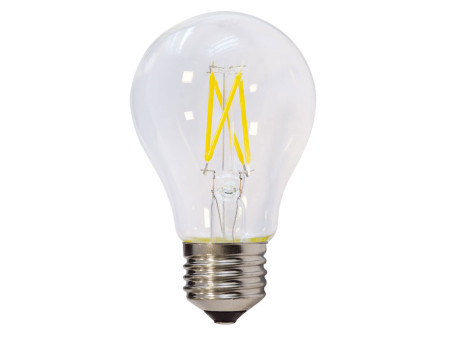 OPTONICA LED λάμπα A60 Filament 1858, 4W, 4500K, E27, 400lm