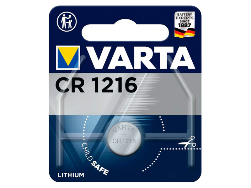 VARTA μπαταρία λιθίου CR1216, 3V, 1τμχ