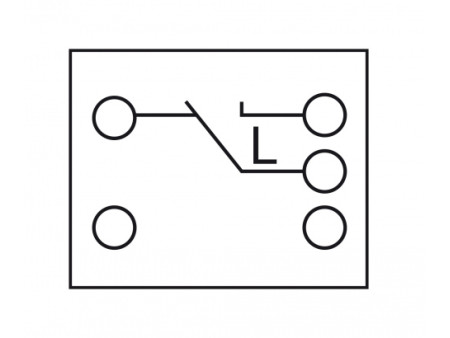 DELOCK module διακόπτης Easy 45 81362, μονός, 1-pole, 2-way, λευκός