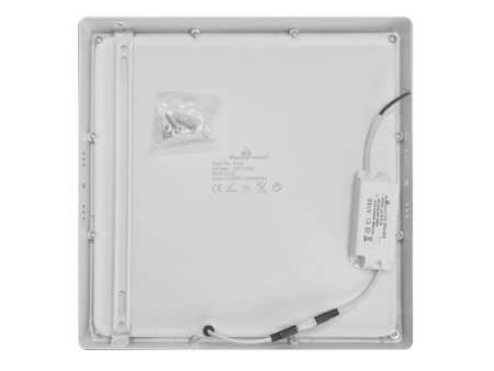 POWERTECH LED panel PAN-0004, 18W, 22.5 x 2.8cm, 4000K, 1820lm, λευκό