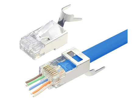 POWERTECH βύσμα RJ45 Cat 6a CAB-N286, copper, open type, 1.2mm, 10τμχ