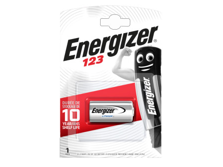 ENERGIZER μπαταρία λιθίου CR123A, 3V, 1τμχ