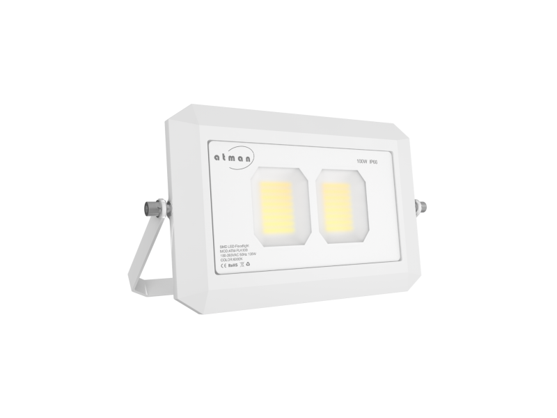 ΠΡΟΒΟΛΕΑΣ LED 100W SUPER SLIM ΛΕΥΚΟΣ ( ΣΕΙΡΑ Κ ) 4000Κ | ΑΤΜΑΝ | FL-K-00067-Λ