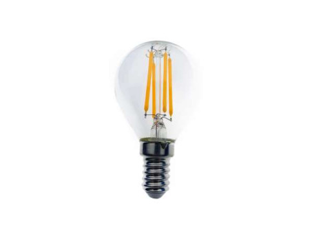 ΛΑΜΠΤΗΡΑΣ LED FILAMENT ΔΙΑΦΑΝΗ  4W   E14 - P45 | ΑΤΜΑΝ | Ε14-00606