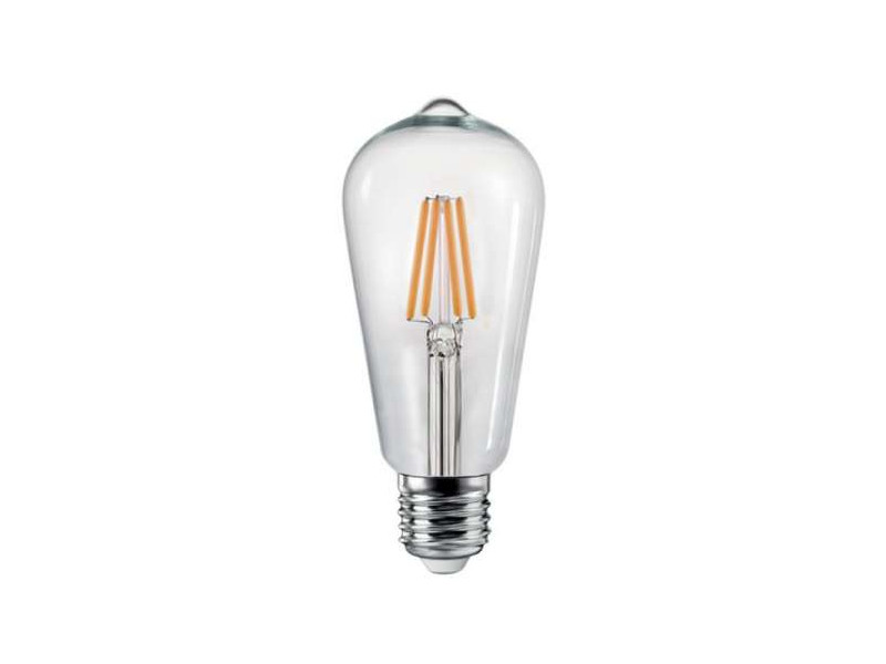 ΛΑΜΠΤΗΡAΣ LED FILAMENT ΔΙΑΦΑΝH  4W   E27 - ST64 | ΑΤΜΑΝ | E27-00621