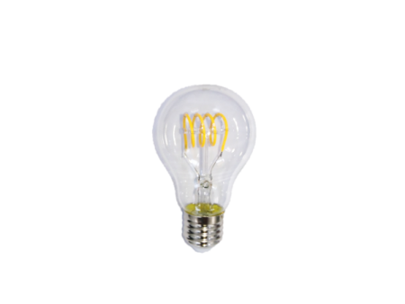 ΛΑΜΠΤΗΡAΣ LED FILAMENT SPIRAL ΔΙΑΦΑΝH   6W   E27 - Α60 | ΑΤΜΑΝ | E27-00651