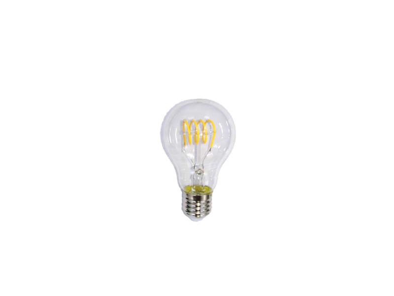 ΛΑΜΠΤΗΡAΣ LED FILAMENT SPIRAL ΔΙΑΦΑΝH   6W   E27 - Α60 | ΑΤΜΑΝ | E27-00651