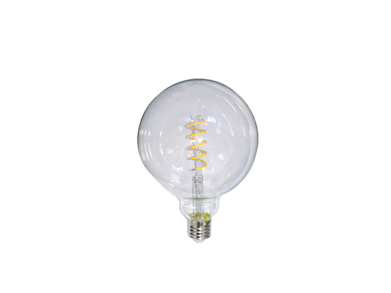 ΛΑΜΠΤΗΡAΣ LED FILAMENT SPIRAL ΔΙΑΦΑΝH   6W   E27 - G125 | ΑΤΜΑΝ | E27-00671