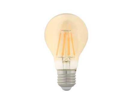 ΛΑΜΠΤΗΡAΣ LED FILAMENT DIMMABLE AMBER   4W   E27 - A60 | ΑΤΜΑΝ | E27-00706