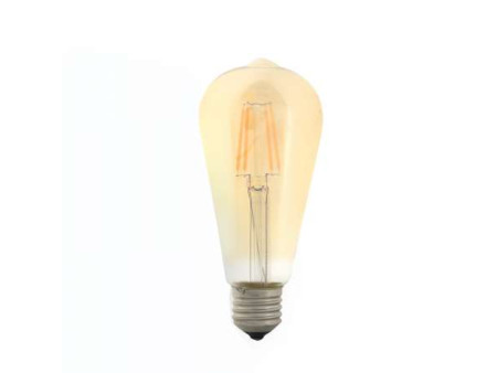 ΛΑΜΠΤΗΡAΣ LED FILAMENT DIMMABLE AMBER   4W   E27 - ST64 | ΑΤΜΑΝ | E27-00711