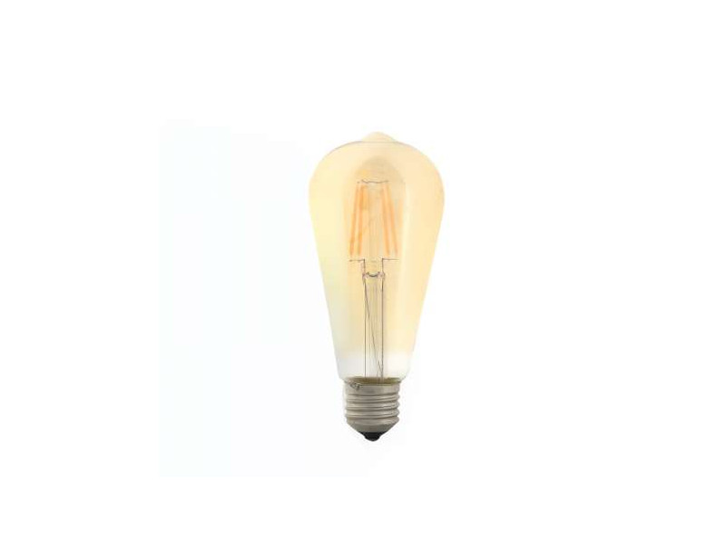 ΛΑΜΠΤΗΡAΣ LED FILAMENT DIMMABLE AMBER   4W   E27 - ST64 | ΑΤΜΑΝ | E27-00711