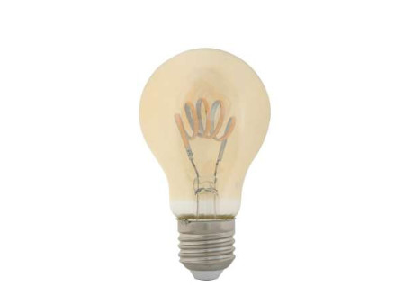 ΛΑΜΠΤΗΡAΣ LED FILAMENT DIMMABLE AMBER SPIRAL  6W   E27 - A60 | ΑΤΜΑΝ | E27-00751