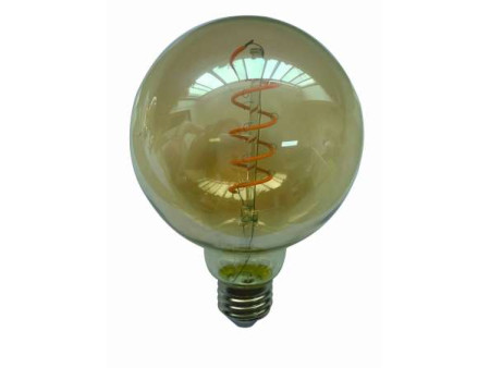 ΛΑΜΠΤΗΡAΣ LED FILAMENT DIMMABLE AMBER SPIRAL   6W   E27 - G95 | ΑΤΜΑΝ | E27-00766