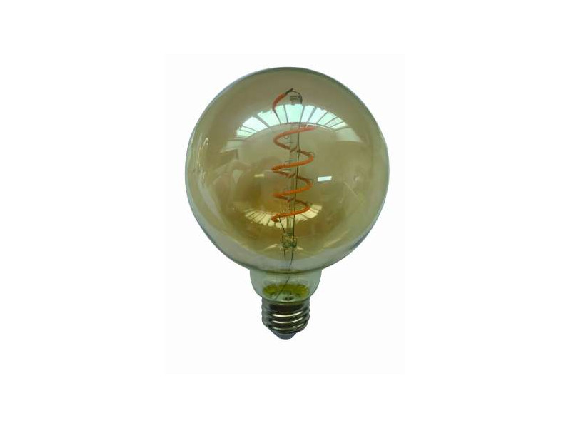 ΛΑΜΠΤΗΡAΣ LED FILAMENT DIMMABLE AMBER SPIRAL   6W   E27 - G95 | ΑΤΜΑΝ | E27-00766