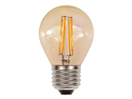 ΛΑΜΠΤΗΡAΣ LED FILAMENT DIMMABLE AMBER   4W   E27 - G45 | ΑΤΜΑΝ | E27-00703