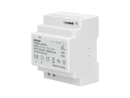 Τροφοδοτικό ράγας 24V DC 7A, 84W IP 20  Τάση εισόδου 100-230 V AC