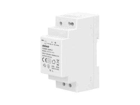 Τροφοδοτικό ράγας 12V DC 2A, 24W IP 20  Τάση εισόδου 100-230 V AC