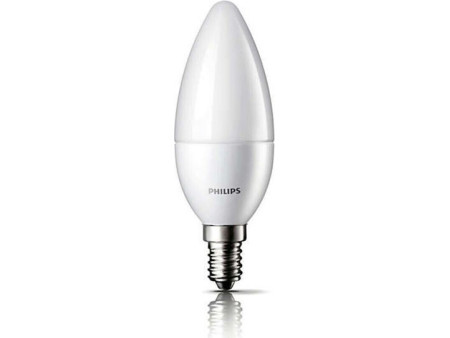 ΛΑΜΠΑ PHILIPS LED ΚΕΡΙ E14 5W-40W/840 470L