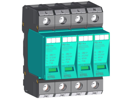 Αντικεραυνικό AC T1+T2+T3 4-πόλοι 7kA