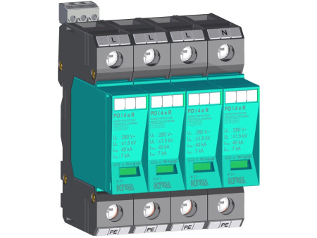 Αντικεραυνικό AC T1+T2+T3 4-πόλοι 7kA με επικοινωνία