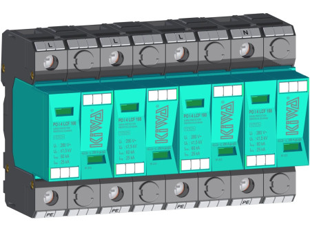 Αντικεραυνικό AC T1+T2+T3 4-πόλοι 25kA