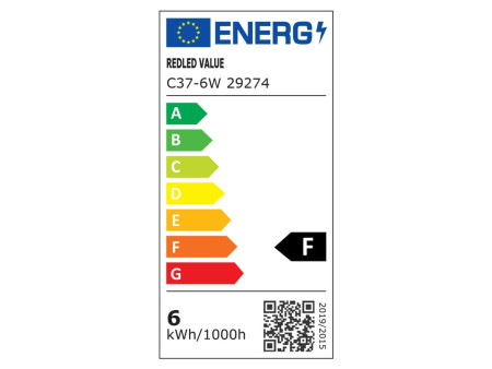 ΚΕΡΙ VALUE LED 6W Ε14 WARM 2.0 | REDLED | 29274