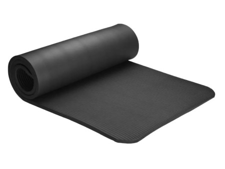 Στρώμα γυμναστικής Yoga Mat MATT-0009, 1800x600x6mm, NBR, μαύρο