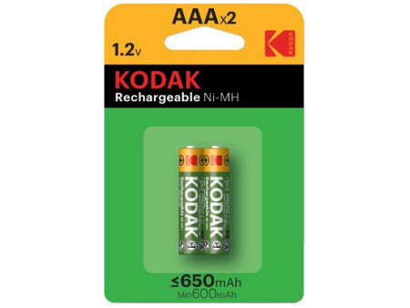 Kodak Επαναφορτιζόμενη ΗR03 650mAh AAA (2τμχ) | ATC | 01.003.0041