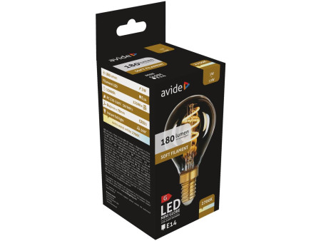 Avide LED Soft Filament Σφαιρική 3W E14 360° Θερμό 2700K | ATC | 15.001.0409