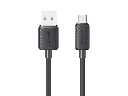 USAMS καλώδιο micro USB σε USB US-SJ690, 10W, 480Mbps, 1m, μαύρο