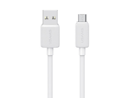 USAMS καλώδιο micro USB σε USB US-SJ690, 10W, 480Mbps, 1m, λευκό