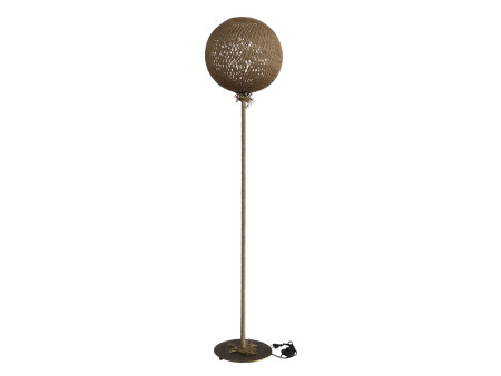 SILK-02 FLOOR LAMP ROPE NATUR-UT-BR