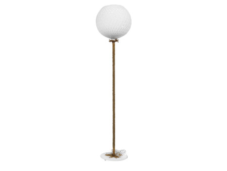 SILK-02 FLOOR LAMP ROPE WHITE-UT-WH