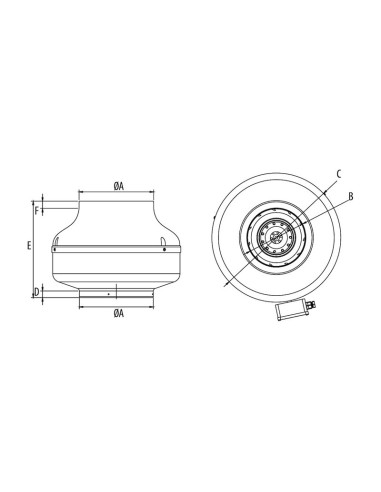 (NEO) WK BLDC ΕΞΑΕΡΙΣΤΗΡΑΣ ΑΕΡΑΓΩΓΟΥ ΜΕΤΑΛ. ΦΥΓΟΚΕΝΤΡΙΚΟΣ ΜΕ ΡΟΥΛΕΜΑΝ+DIMMER Φ315 140W ΜΑΥΡΟΣ DOSPEL | REDPOINT | 29557
