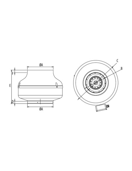 (NEO) WK BLDC ΕΞΑΕΡΙΣΤΗΡΑΣ ΑΕΡΑΓΩΓΟΥ ΜΕΤΑΛ. ΦΥΓΟΚΕΝΤΡΙΚΟΣ ΜΕ ΡΟΥΛΕΜΑΝ+DIMMER Φ315 140W ΜΑΥΡΟΣ DOSPEL | REDPOINT | 29557