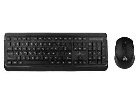 POWERTECH set ποντίκι & πληκτρολόγιο PT-1060, ασύρματο, 1600DPI, μαύρο