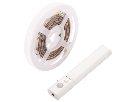 ΤΑΙΝΙΑ LED ΜΕ ΑΙΣΘΗΤΗΡΑ ΚΙΝΗΣΗΣ 1M 2,4W 6V 3000K IP65 PRO