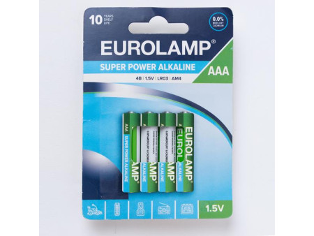 ΜΠΑΤΑΡΙΑ ΑΛΚΑΛΙΚΗ ΑΑΑ (LR03) 4τμχ 1.5V