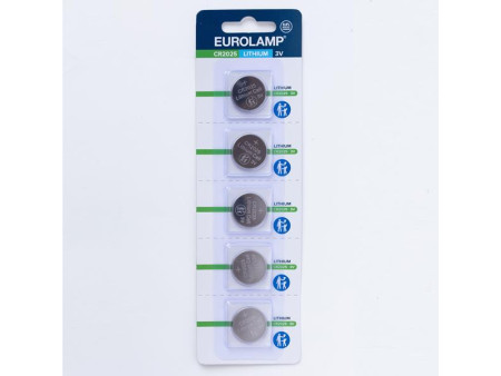 ΜΠΑΤΑΡΙΑ ΛΙΘΙΟΥ CR2025 5τμχ 3V
